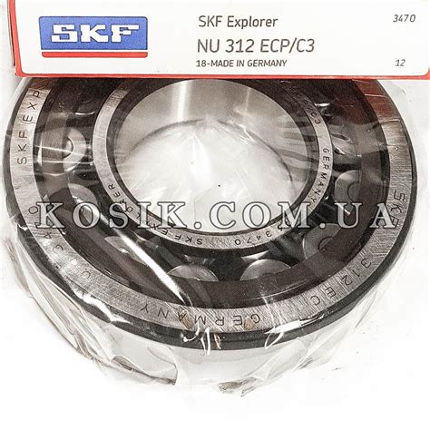 Подшипник nu 312 ecp skf, цена 1377 грн — Prom.ua (ID#931530696)