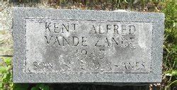 Kent Alfred Vande Zande 1945 1945 Mémorial Find a Grave