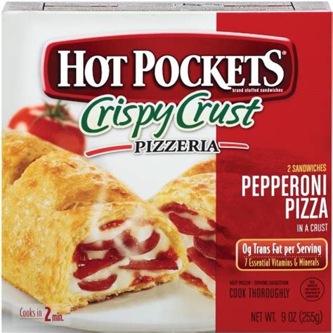 Hot Pockets Pepperoni Pizza 2 Count 9 Ounce Boxes Pack Of 8 Pricepulse