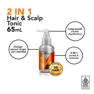 Jual Makarizo Advisor Anti Hair Fall Defense Hair Scalp Tonic 65mL