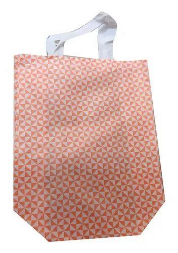 Handle Type Loop Handle Printed Non Woven Laminated Box Bag For