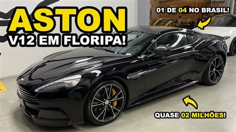 Um ASTON MARTIN V12 que tem só QUATRO UNIDADES no BRASIL Vanquish na