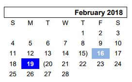 Canyon Junior High - School District Instructional Calendar - Canyon Isd - 2017-2018