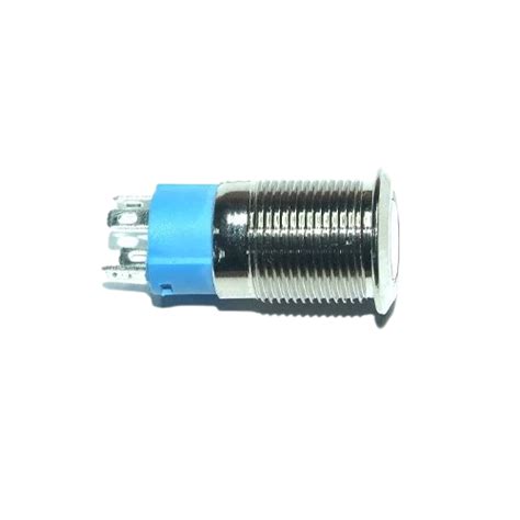 ᐉ Кнопка фіксована LED 5pin 16A-DZ 12-24 В 16 мм Синій (1592) • Краща ...