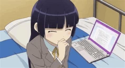 Anime Girl GIF - Anime Girl Laugh - Discover & Share GIFs