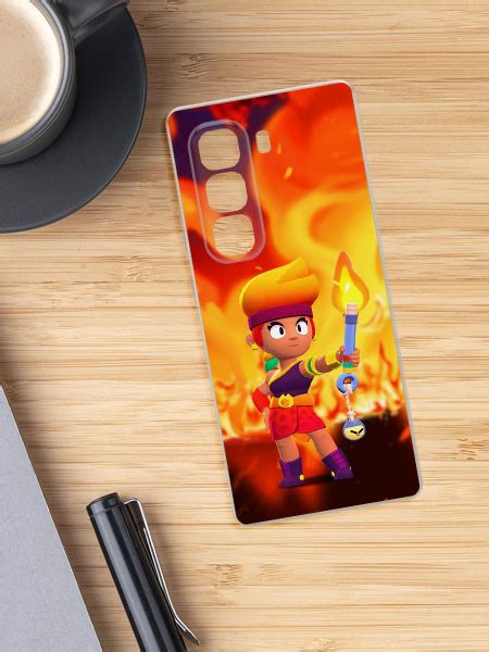 Чехол накладка Krutoff Clear Case Brawl Stars Амбер для INFINIX Hot 50 Pro купить на OZON по