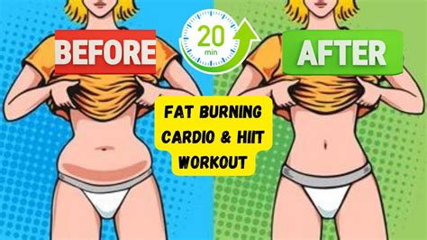 20 Min Fat Burning Cardio And Hiit Workout🔥do It Every Day Home No Equipment All Standing Must