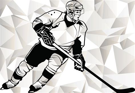 Hockey Player SVG, Hockey Player Clipart, Cut Files for Silhouette ...