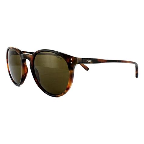 Sunglasses Round Havana Brown Sunglasses Polo Ralph Lauren