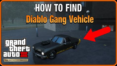 Diablo Stallion Gang Car Location Gta Definitive Edition Youtube