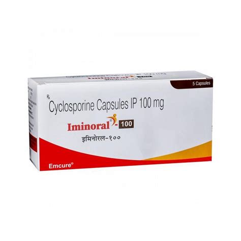 Immunosup Pressant Iminoral 100 Mg Capsules At Rs 450 Strip In Pune