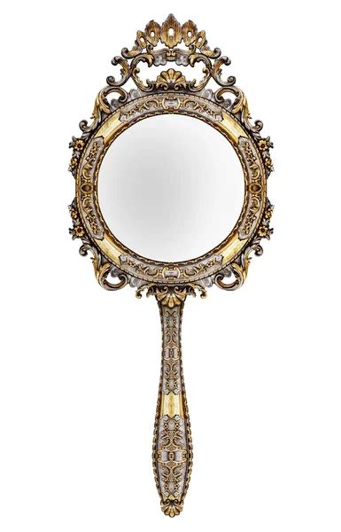 Old hand mirror | Vintage hand mirror — Stock Photo © wabeno #22381737