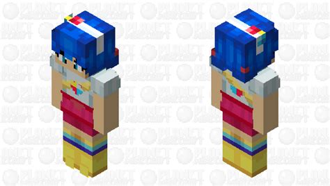 True Rainbow Girl Minecraft Skin