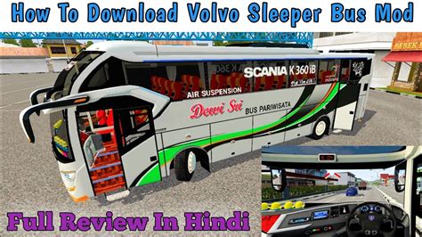 🔴 How To Download Volvo Sleeper Bus Mod Bus Simulator Indonesia Truck