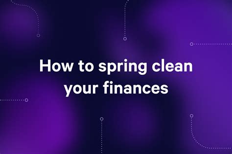 How To Spring Clean Your Finances The Plum Blog