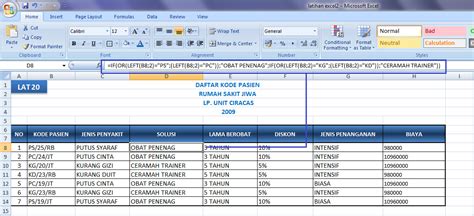 Rumus Excel If Dan Right Rumus Microsoft Excel Lengkap Yang Harus