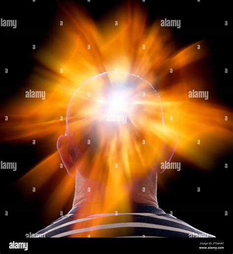 Exploding Head Syndrome Composite Conceptual Image Stock Photo Alamy