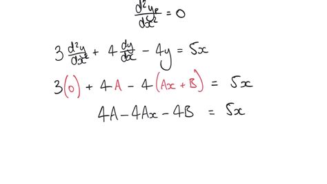 Solving Non Homogenous Second Order Differential Equations YouTube