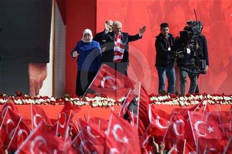 Cumhur Ttifak B Y K Stanbul Mitingi Anadolu Ajans