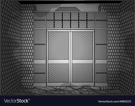 prison abstract royalty  vector image vectorstock