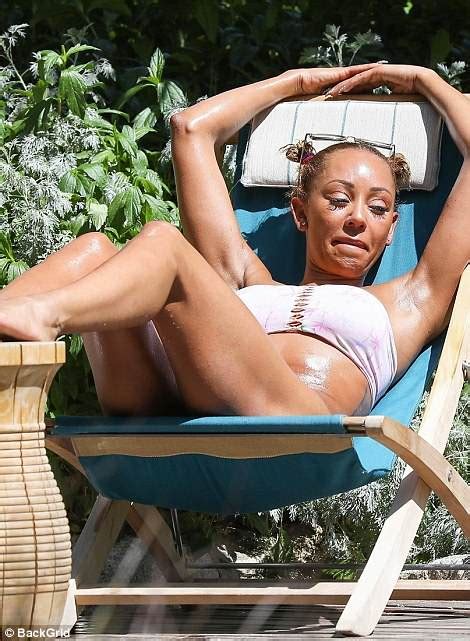 Photos Mel B Shows Off Her Bikini Body And Eh Many Fans Think She Needs More Rest Welcome