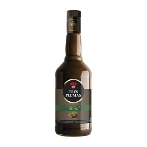 Licor Chocolate Menta Ml Tres Plumas Supermercado Roldan