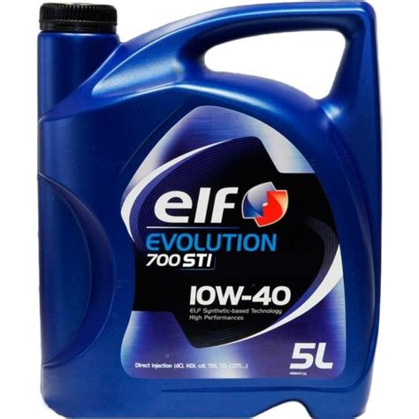 ᐉ Масло моторное Elf Evolution 700 STI 10W-40 5 л (76633) • Купить в ...
