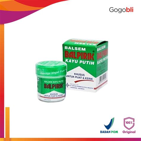 Jual Balpirik Balsem Kayu Putih 20gr Shopee Indonesia