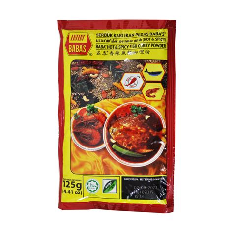 Buy BABA S Hot And Spicy Fish Curry Powder G For Only RM Pasaraya CS Brothers