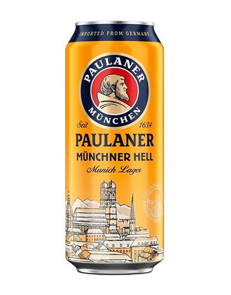 Paulaner münchner hell lata 500cc Delara cl