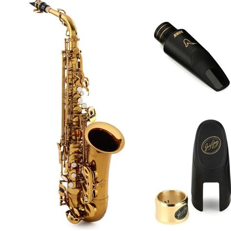 BetterSax Alto Saxophone With 5 Mouthpiece And Ligature Dark Gold