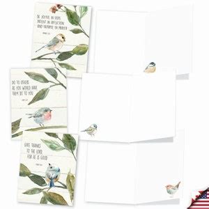 20 Assorted Blank Note Cards Bulk Bulk Pack 4 X 5.12 Inch With ...