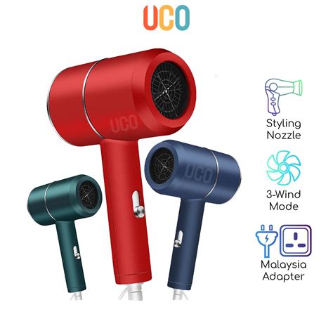 Hair Dryer Mini Hot Air Electric Hair Blower 1000W Strong Wind Hot Warm Blow 3 Modes Fast Dry