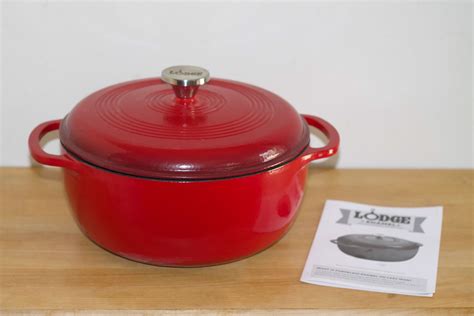 Lodge Enameled Cast Iron Dutch Oven Review High Quality Low Cost