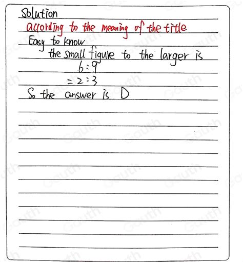 Solved: The polygons in each pair are similar. Find the scale factor of ...
