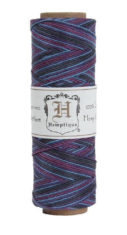 Hemptique Mm Variegated Hemp Cord Spools Eco Friendly