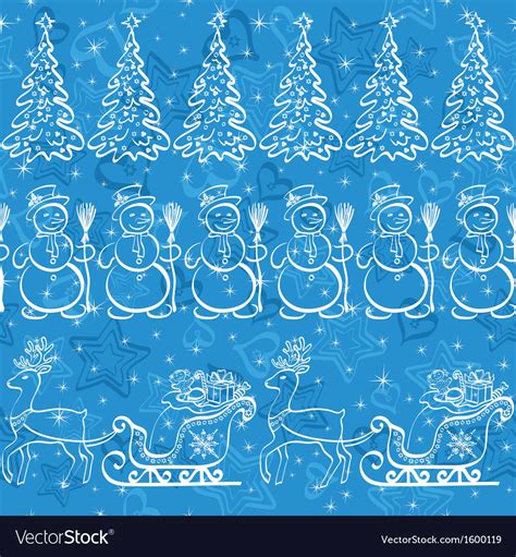 Christmas Seamless Background Royalty Free Vector Image