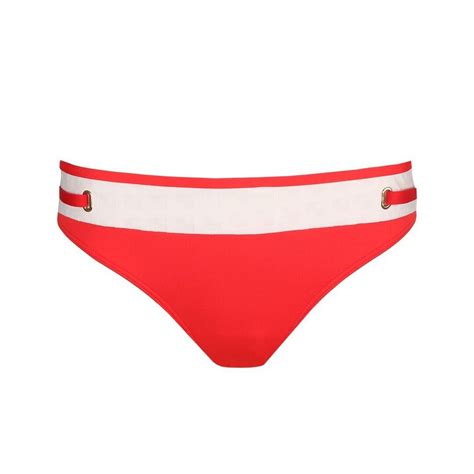 Bikini slip brésilien rouge Prima Donna Maillot Lemon Curve