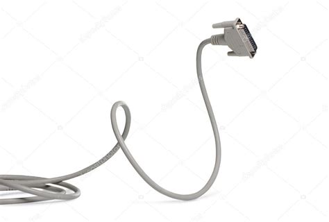 Computer cable LPT Stock Photo by ©galdzer 2636677