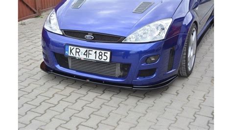 Front Splitter Ford Focus RS Mk1 Gloss Black Spoilering Spoilering