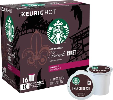 Best Buy Starbucks French Roast Coffee K Cup Pods 16 Pack