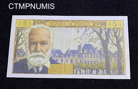 Billet Francais Nouveaux Francs Victor Hugo Du Sup Ctmp