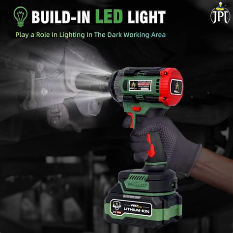 Buy Jpt Pro Series 550nm Cordless Impact Wrench Green Online Jpt Tools