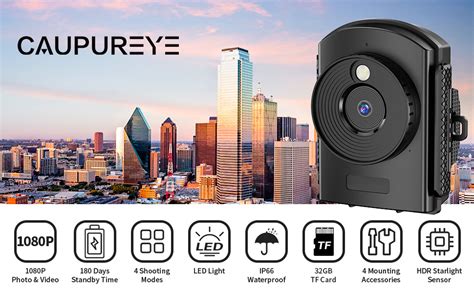 Caupureye Time Lapse Camera For Outdoor Construction Waterproof