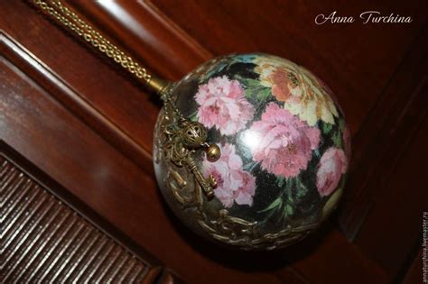 'Старинное' интерьерное украшение | Christmas bulbs, Christmas crafts ...