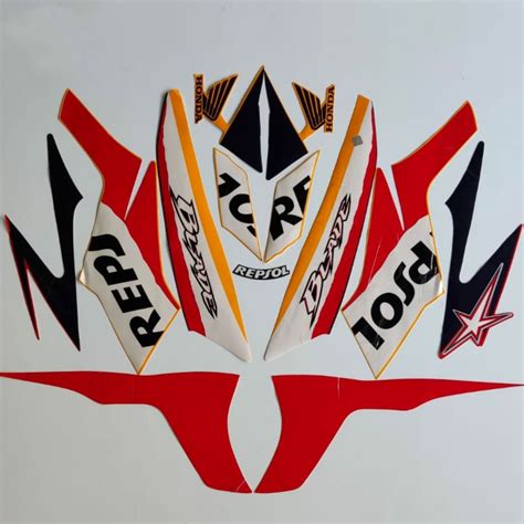 Jual Stiker Striping Motor Blade Repsol 2009 Stiker Bodi Honda Blade