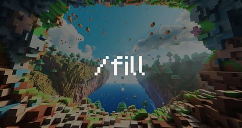 How Do I Use The Fill Command In Minecraft Minecraft Tutos