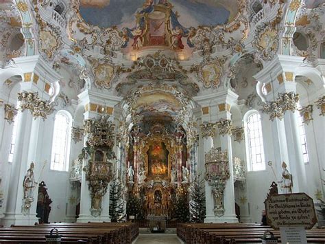 The Wieskirche By Dominikus Zimmermann Rococo Art