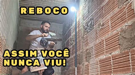 ESQUEÇA Tudo o que VOCÊ sabe sobre REBOCO e veja esse vídeo REBOCO