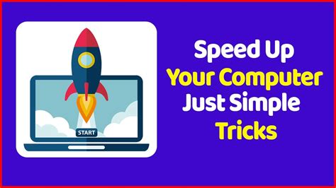 How To Speed Up Your Computer Or Super Faster Just On Click In 2021